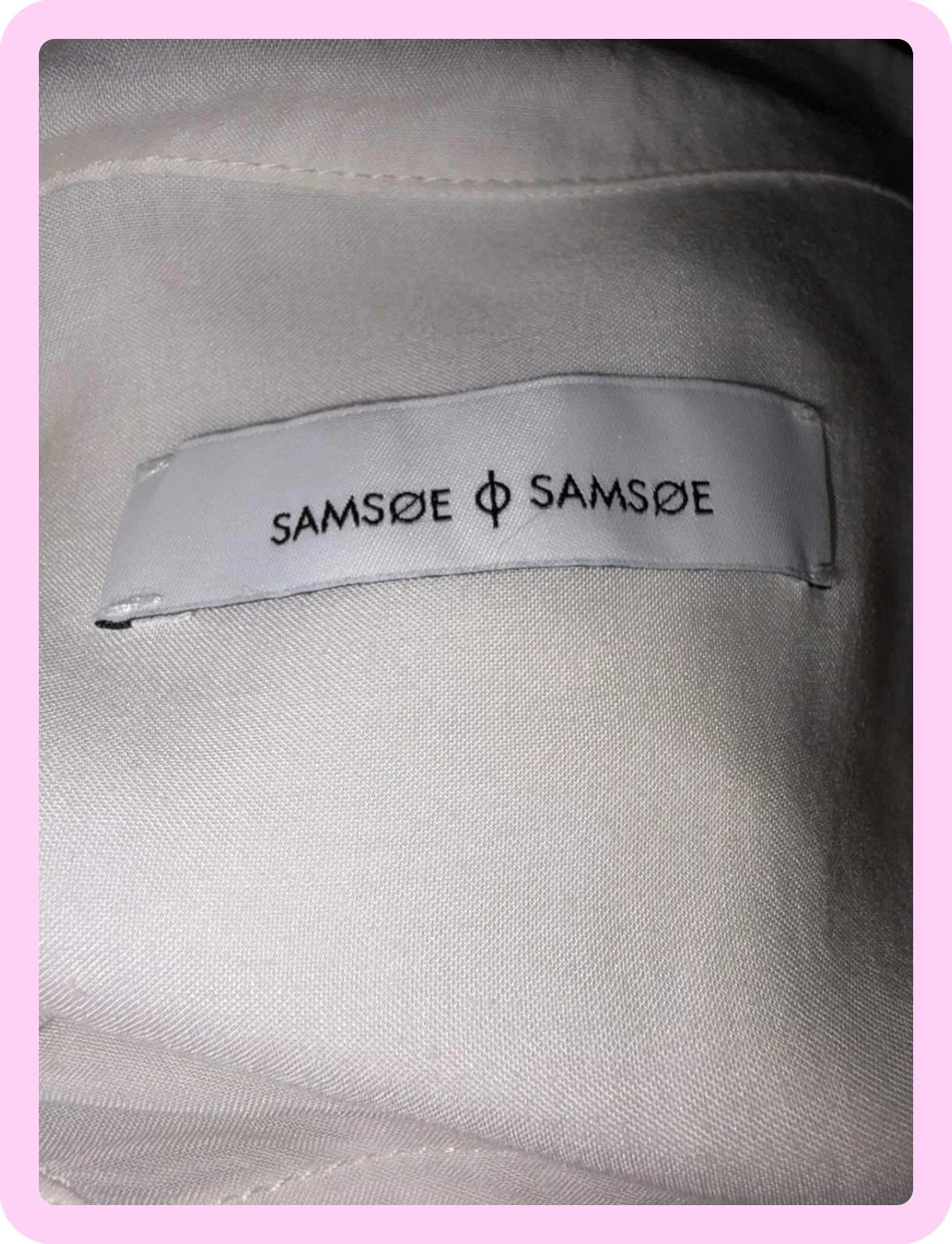 Licht vrouwenoverhemd, Samsoe Samsoe maat S – photo 5